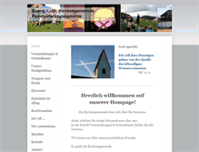 Tablet Screenshot of evang-kirche-peiting.de